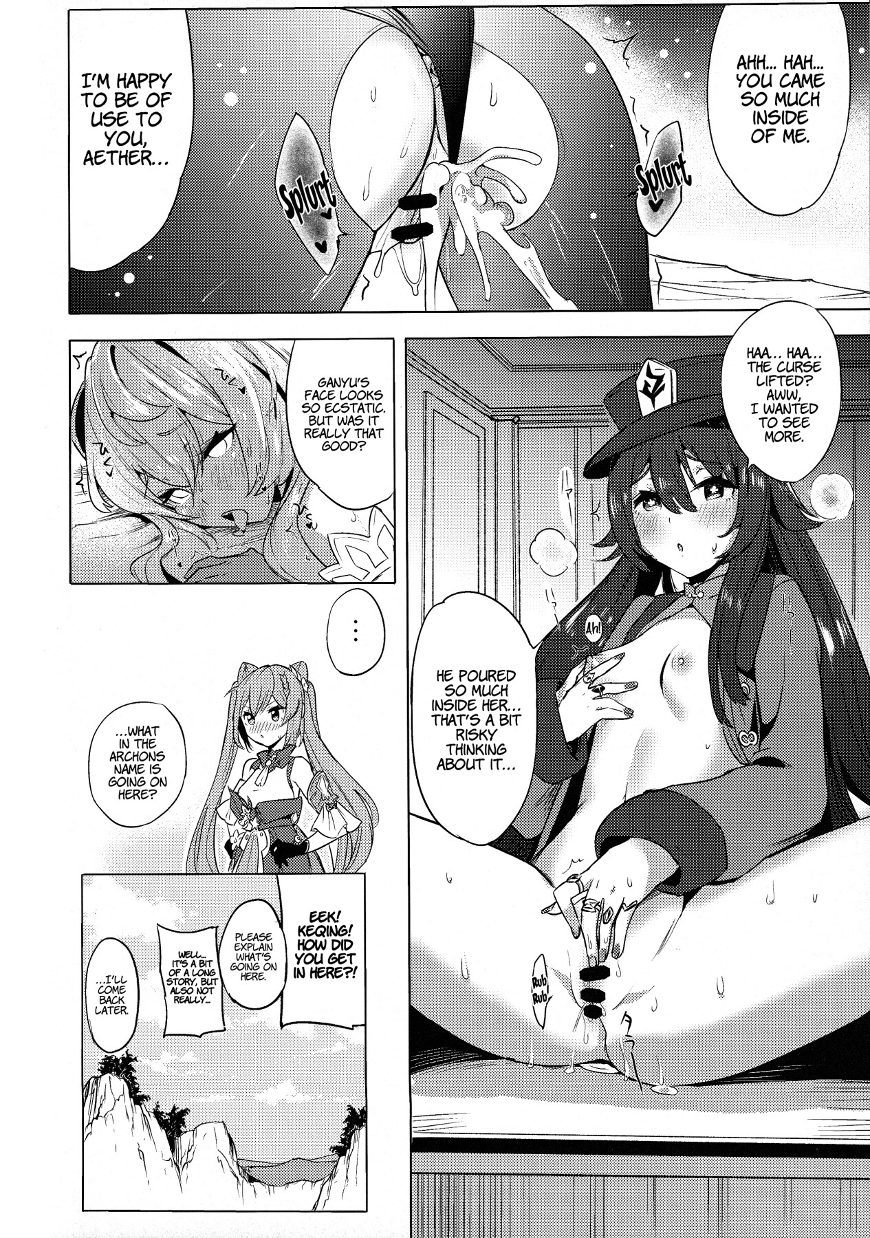 Hentai Manga Comic-Ganyu Working Overtime-Read-15